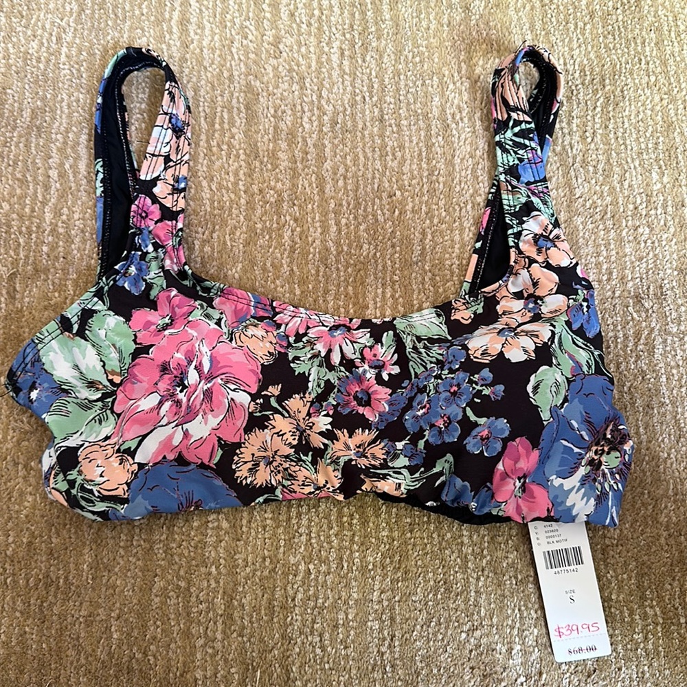 NWT Anthropologie Allihop Bikini Top Size Small
